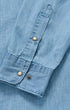 Johnnie-O Sport Shirts Chambray Snap Top Shelf Button Down