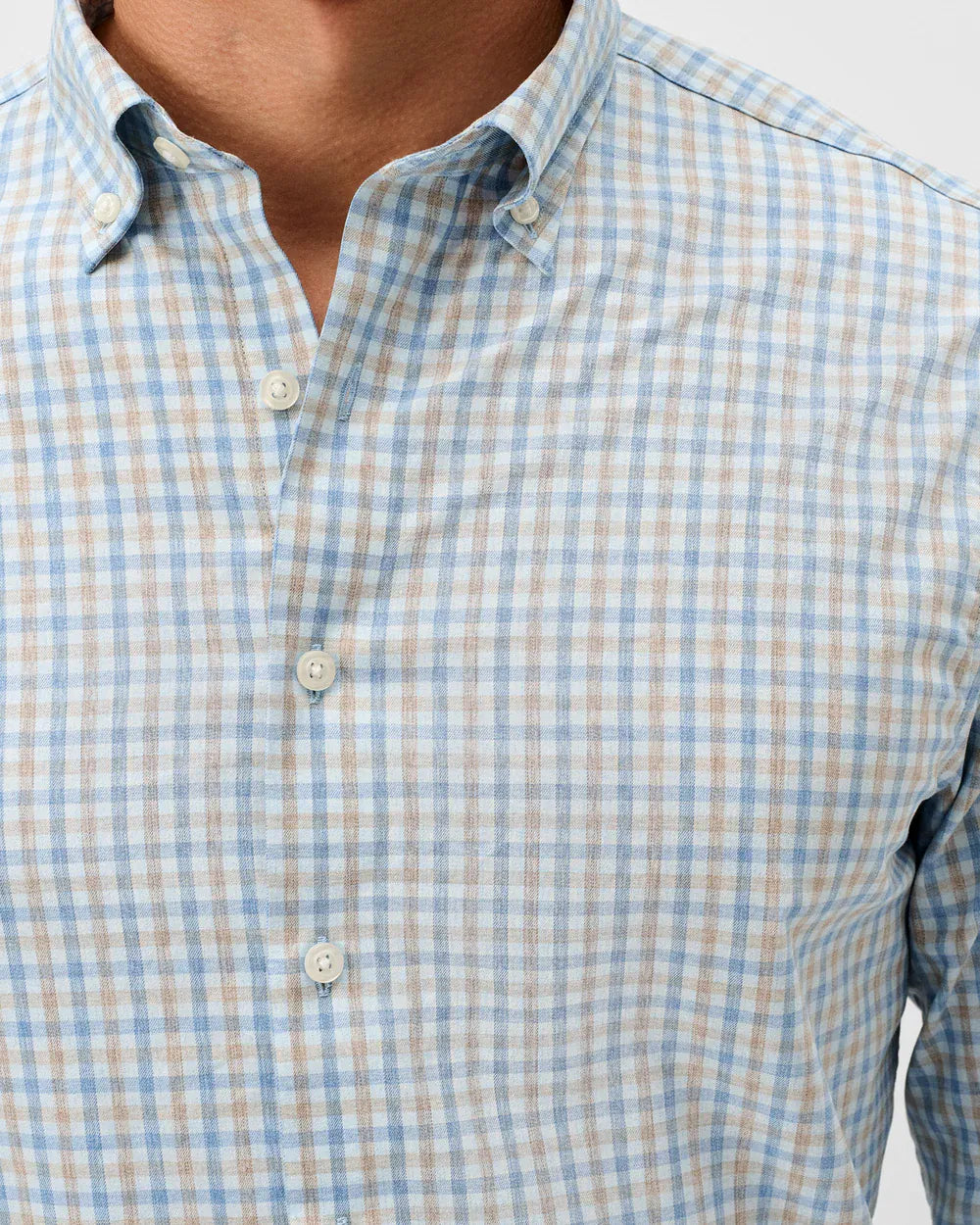 Johnnie-O Sport Shirts Chatham Gingham Everyday Performance Button Down Shirt