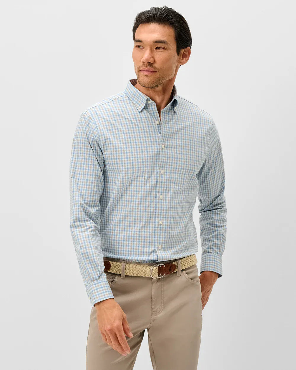 Johnnie-O Sport Shirts Chatham Gingham Everyday Performance Button Down Shirt