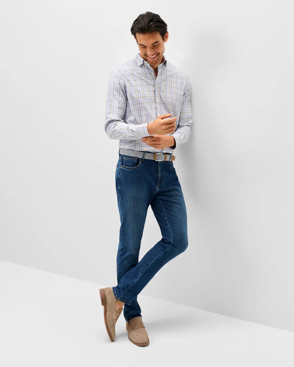 Johnnie-O Sport Shirts Chelsea Pane Everyday Performance Button Down Shirt