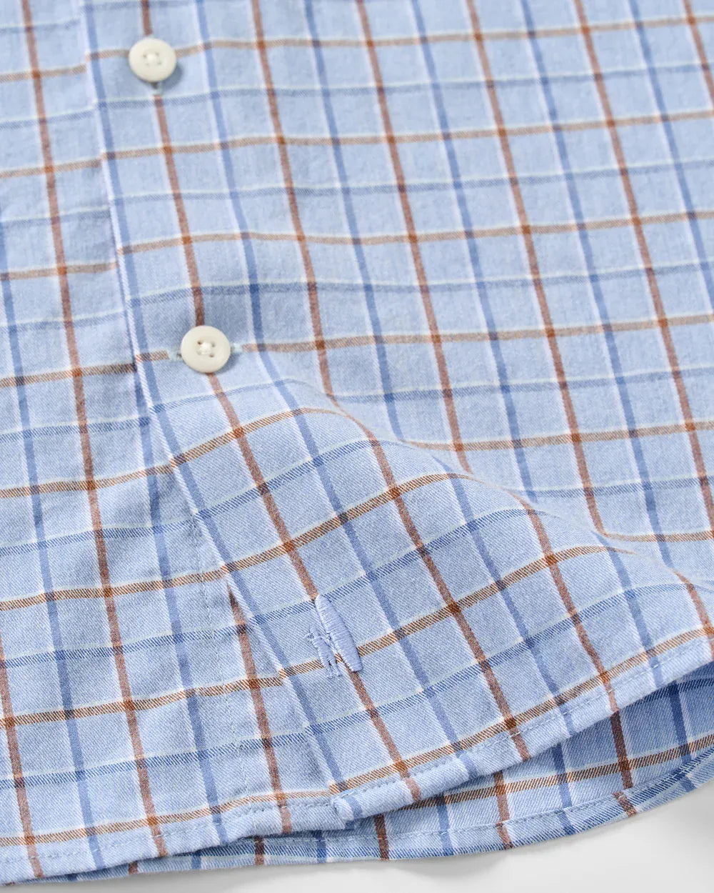 Johnnie-O Sport Shirts Chestnut Pane Natural Performance Button Down Shirt