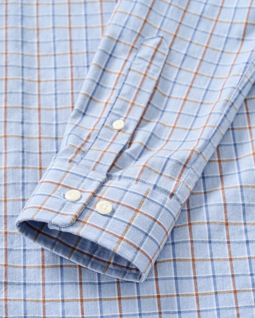 Johnnie-O Sport Shirts Chestnut Pane Natural Performance Button Down Shirt