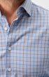 Johnnie-O Sport Shirts Chestnut Pane Natural Performance Button Down Shirt