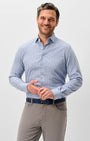 Johnnie-O Sport Shirts Chestnut Pane Natural Performance Button Down Shirt