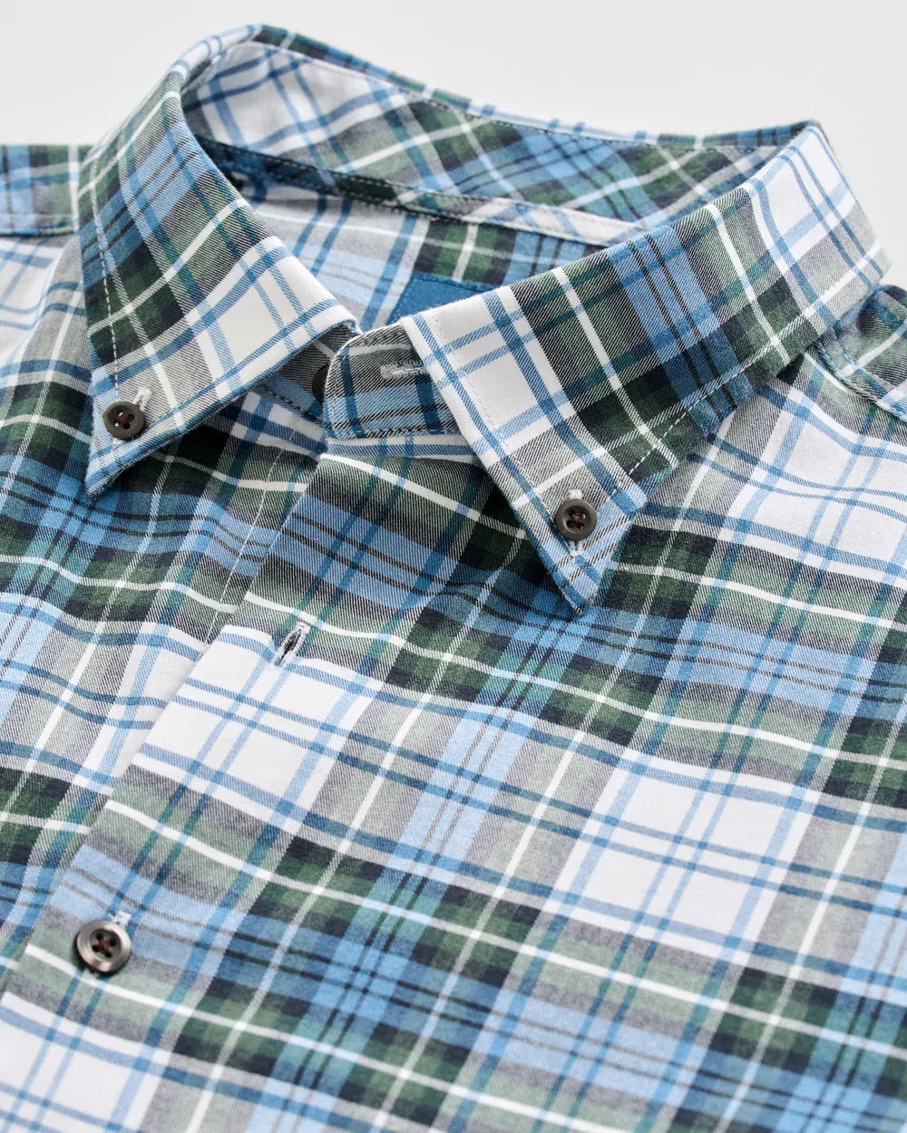 Johnnie-O Sport Shirts Chimney Rock Tartan Performance Flannel Button Down Shirt