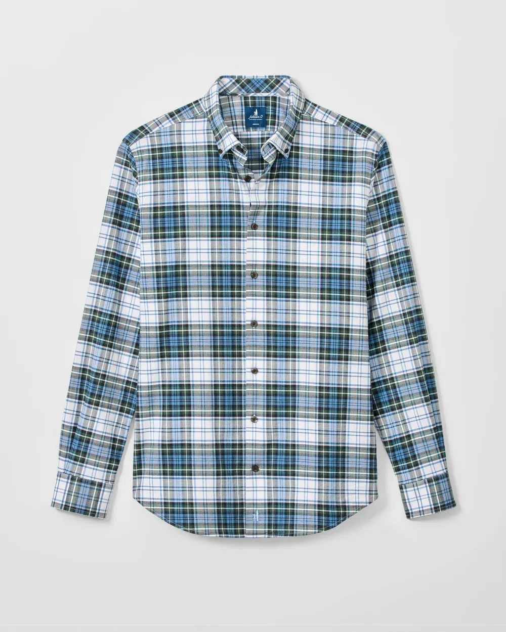Johnnie-O Sport Shirts Chimney Rock Tartan Performance Flannel Button Down Shirt
