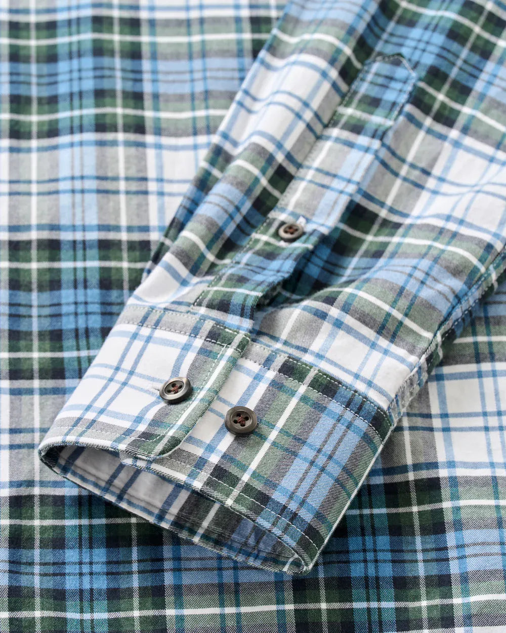 Johnnie-O Sport Shirts Chimney Rock Tartan Performance Flannel Button Down Shirt