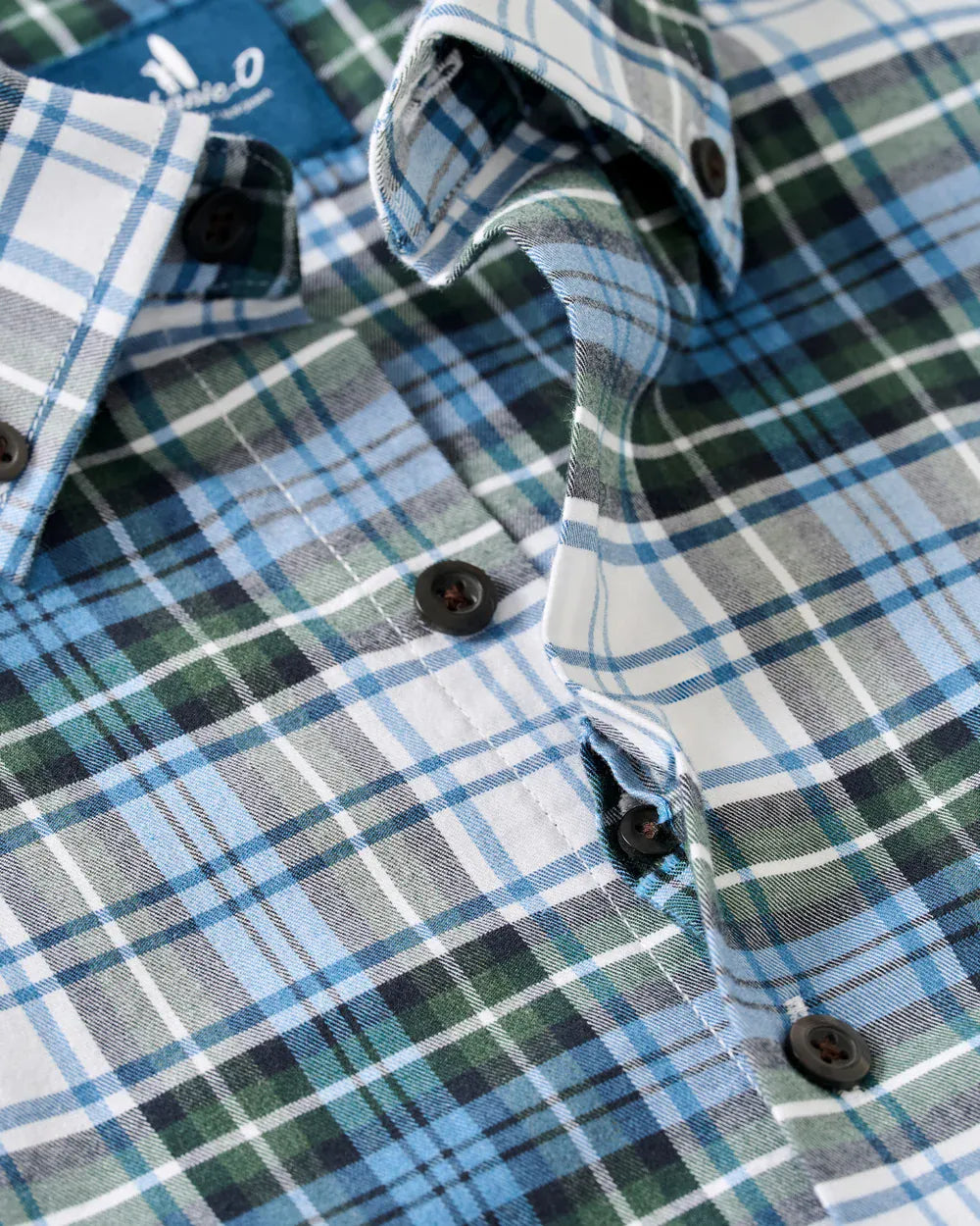 Johnnie-O Sport Shirts Chimney Rock Tartan Performance Flannel Button Down Shirt