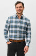 Johnnie-O Sport Shirts Chimney Rock Tartan Performance Flannel Button Down Shirt