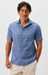 Johnnie-O Sport Shirts Cotton Blend Short Sleeve Button Down Shirt