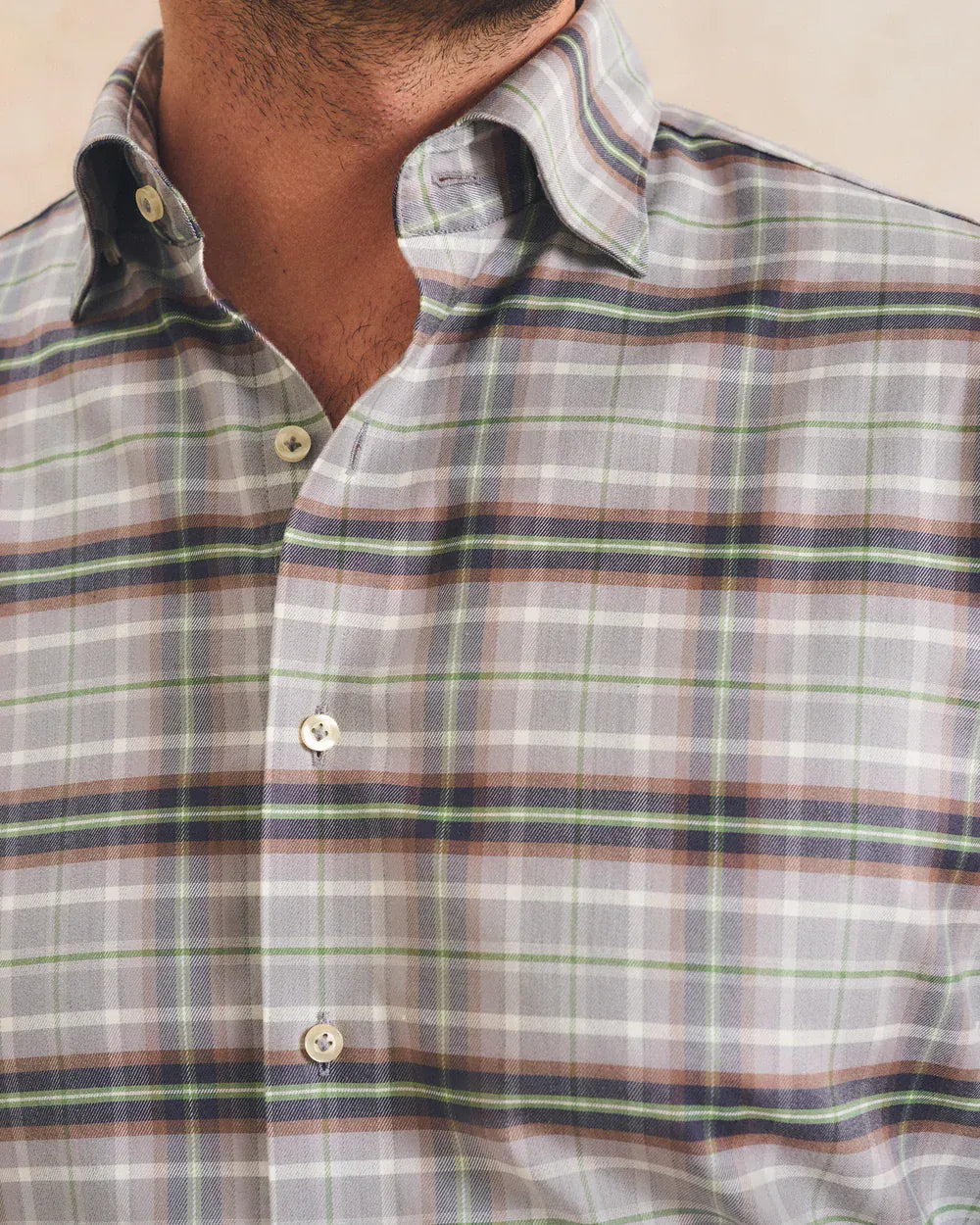 Johnnie-O Sport Shirts Cypress Plaid Top Shelf Button Down Shirt