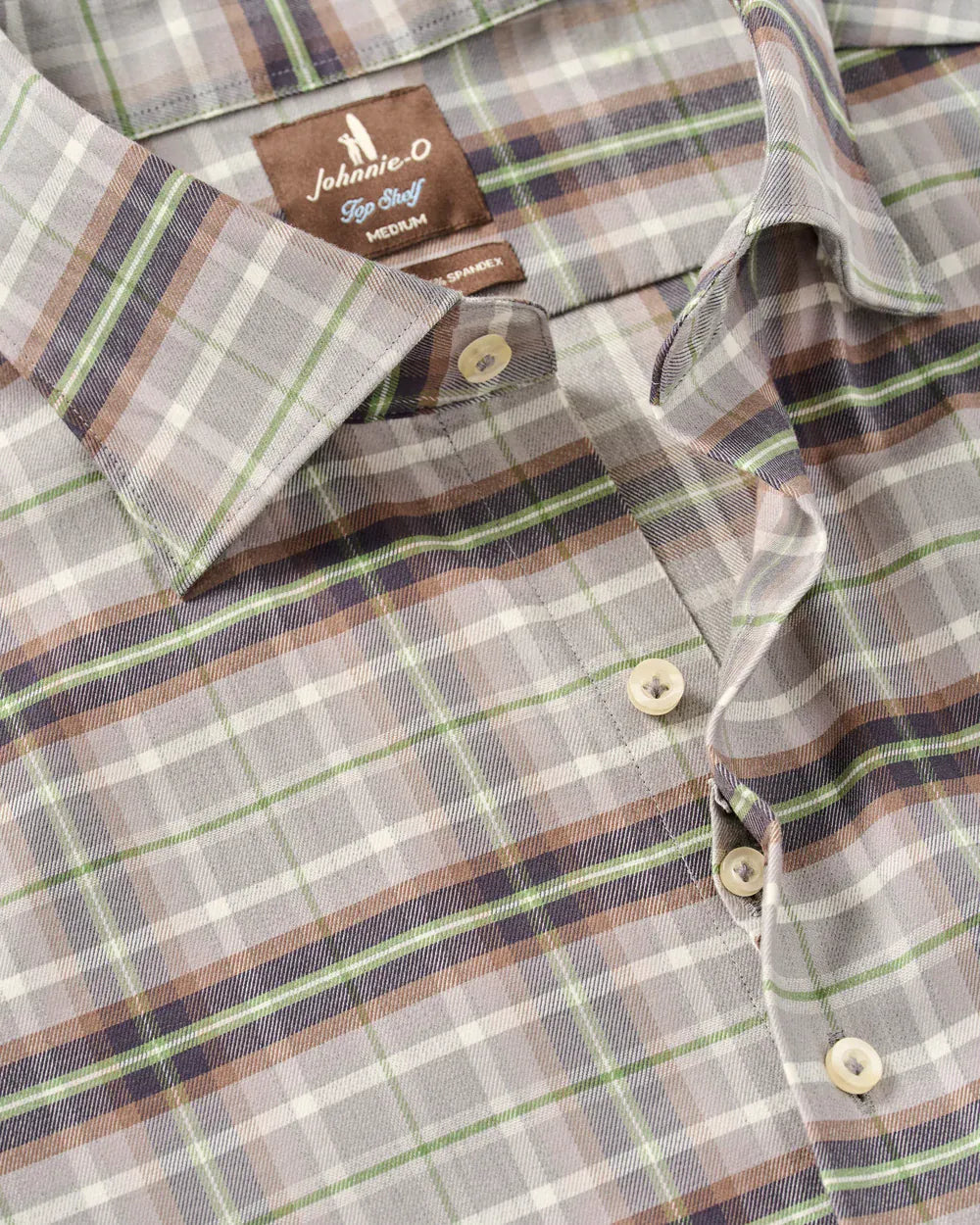 Johnnie-O Sport Shirts Cypress Plaid Top Shelf Button Down Shirt