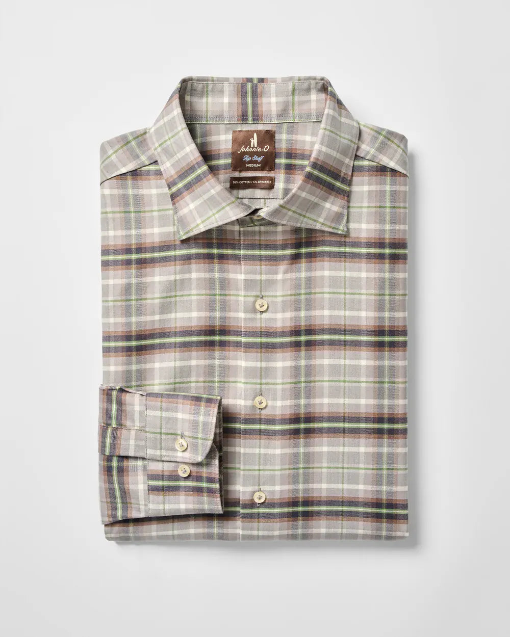 Johnnie-O Sport Shirts Cypress Plaid Top Shelf Button Down Shirt