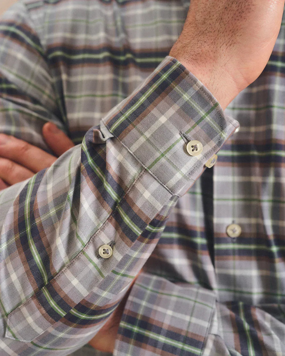 Johnnie-O Sport Shirts Cypress Plaid Top Shelf Button Down Shirt