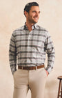 Johnnie-O Sport Shirts Cypress Plaid Top Shelf Button Down Shirt