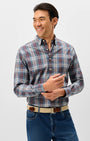 Johnnie-O Sport Shirts Everyday Performance Button Down Shirt Scotia Plaid