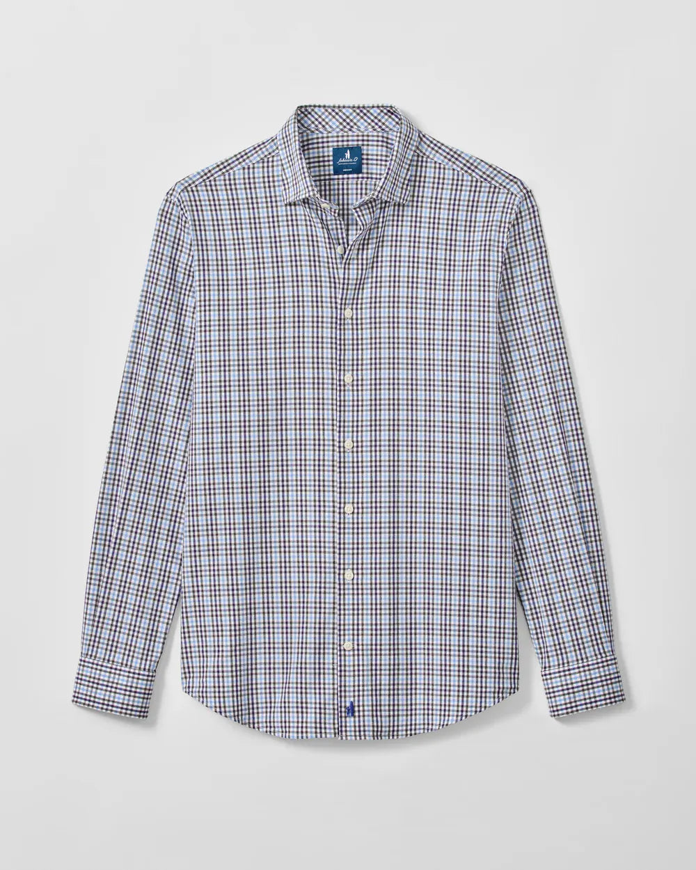 Johnnie-O Sport Shirts Highland Pane Natural Performance Button Down Shirt