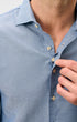 Johnnie-O Sport Shirts Koda Top Shelf Linen Button Down Shirt in Laguna Blue