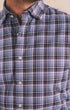 Johnnie-O Sport Shirts Merced Multi Check Top Shelf Cotton Button Down Shirt