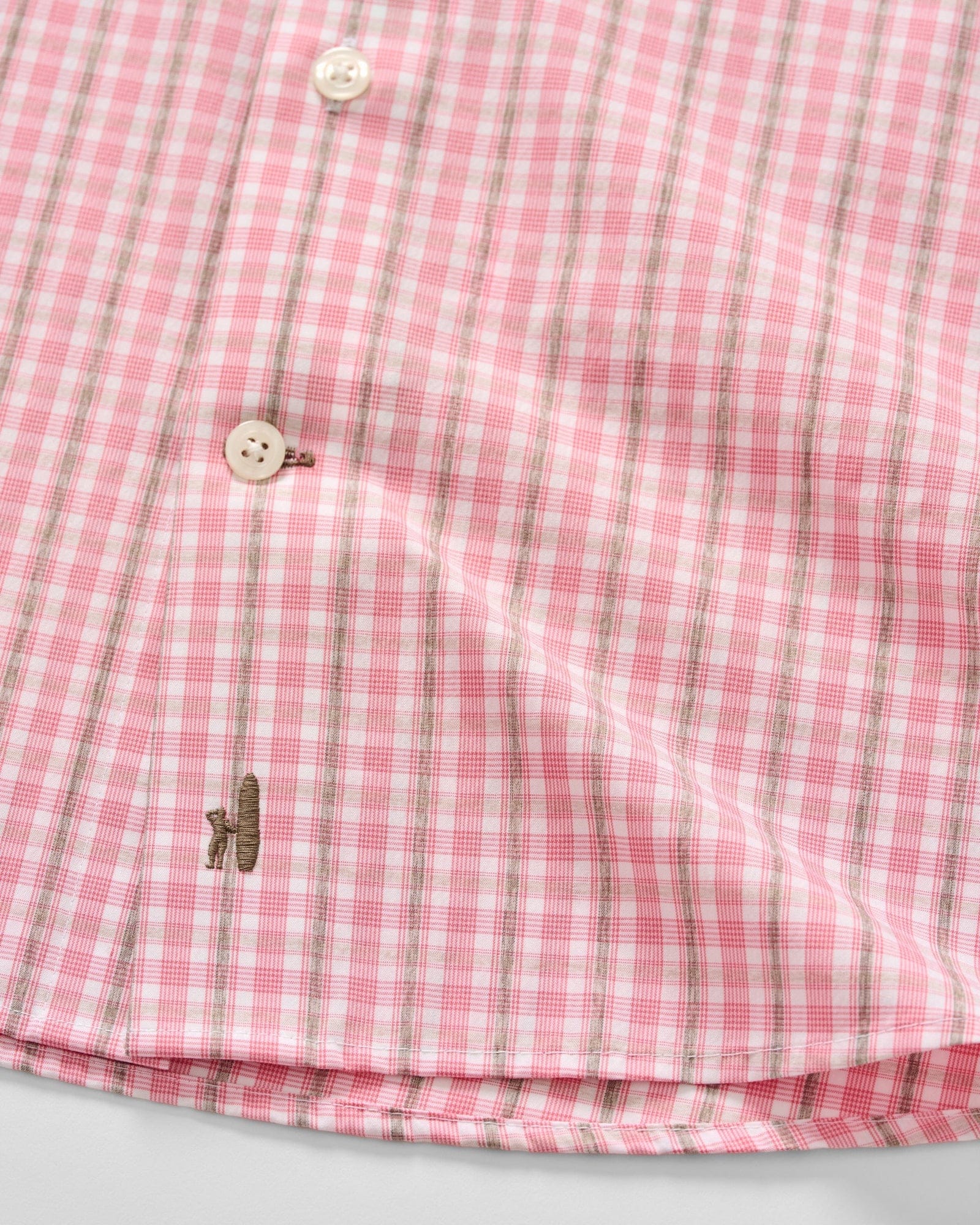 Johnnie-O Sport Shirts Morse Everyday Performance Button Down Shirt in Petal