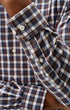Johnnie-O Sport Shirts Oak Bluffs Plaid Natural Performance Button Down Shirt