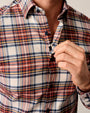 Johnnie-O Sport Shirts Performance Flannel Button Down Shirt - Knick