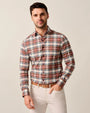 Johnnie-O Sport Shirts Performance Flannel Button Down Shirt - Knick