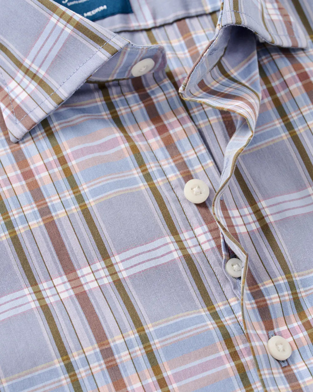 Johnnie-O Sport Shirts Potomac Plaid Natural Performance Button Down Shirt