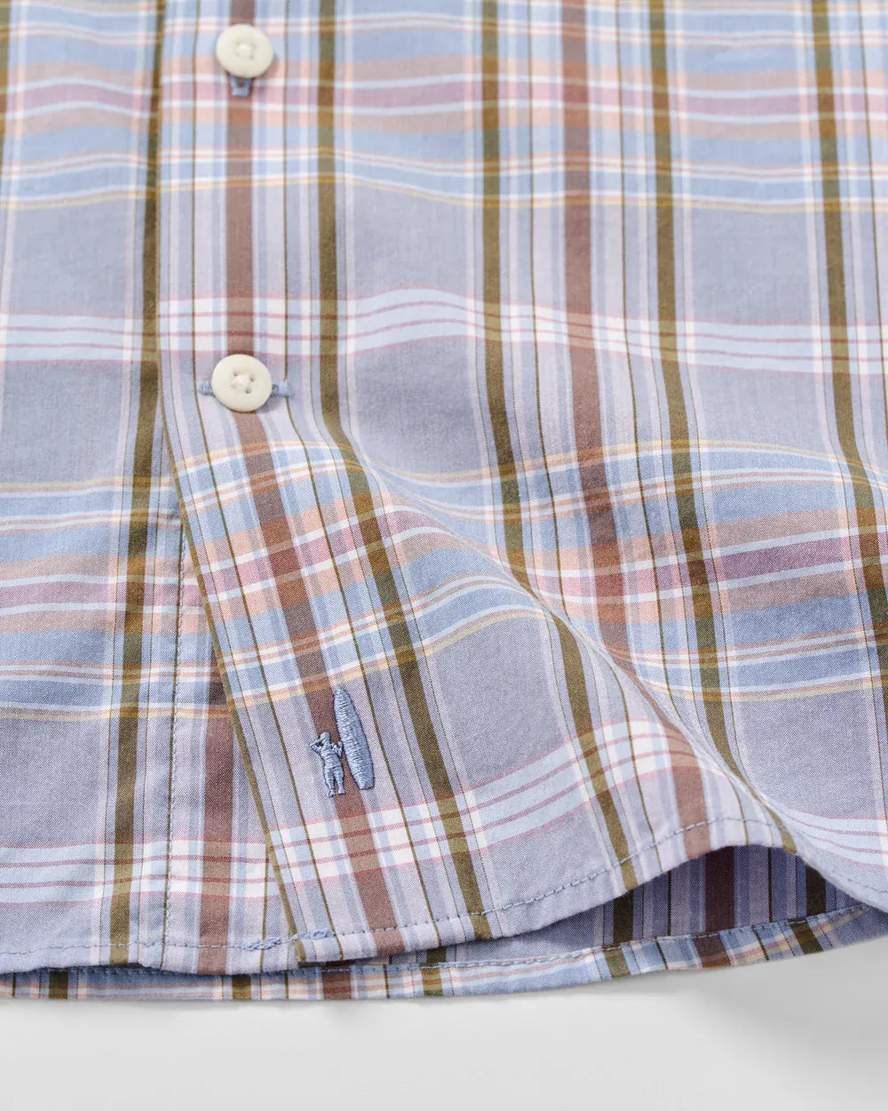 Johnnie-O Sport Shirts Potomac Plaid Natural Performance Button Down Shirt
