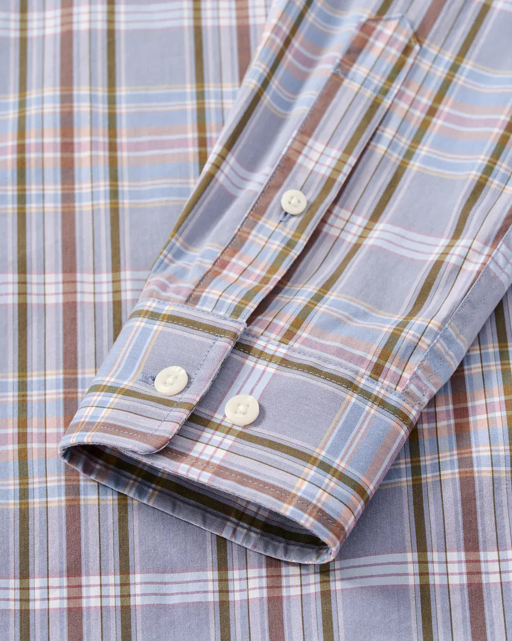 Johnnie-O Sport Shirts Potomac Plaid Natural Performance Button Down Shirt