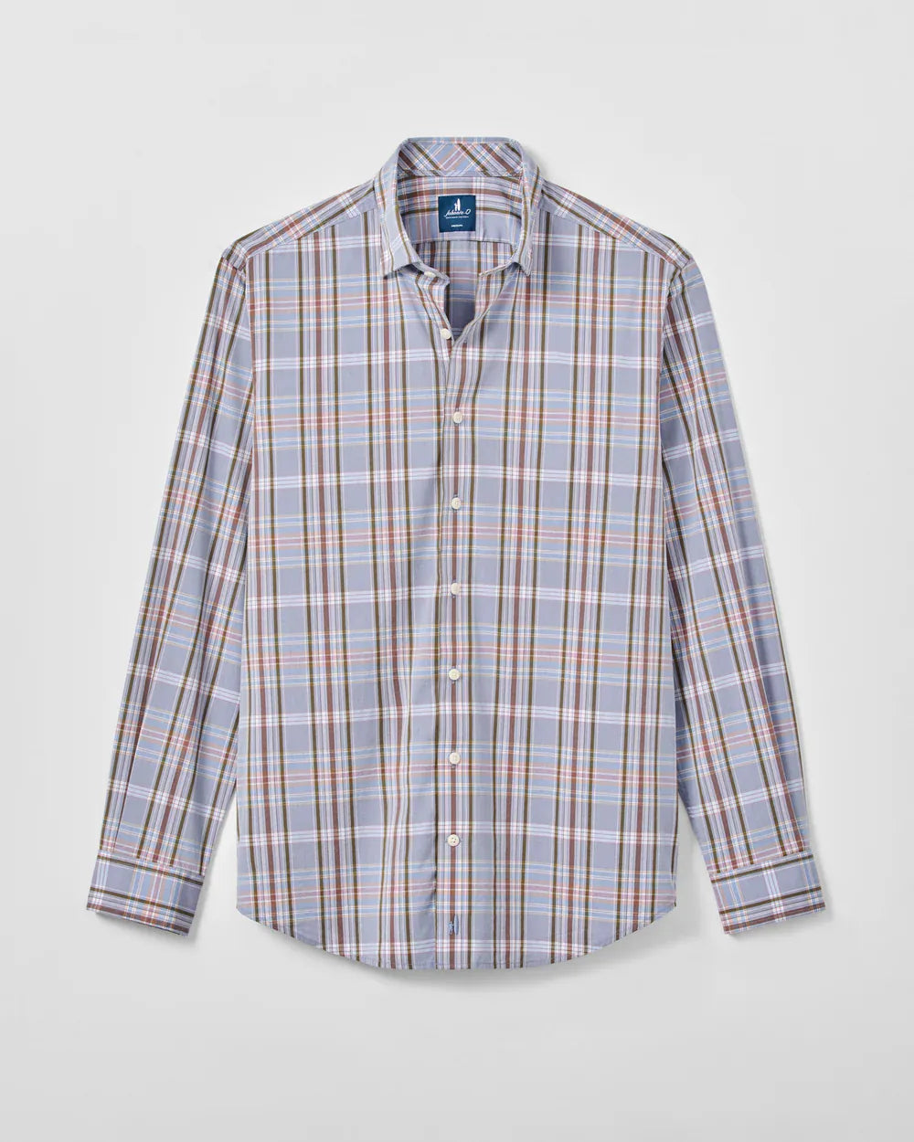 Johnnie-O Sport Shirts Potomac Plaid Natural Performance Button Down Shirt