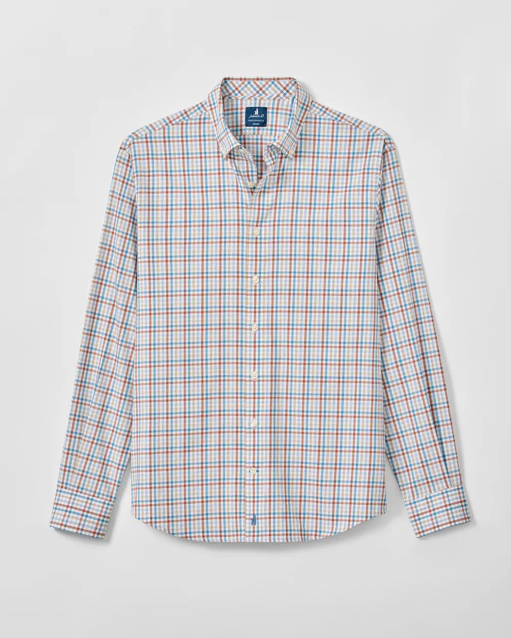 Johnnie-O Sport Shirts Redwood Check Everyday Performance Button Down Shirt