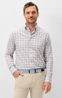 Johnnie-O Sport Shirts Redwood Check Everyday Performance Button Down Shirt