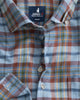 Johnnie O Sport Shirts Roger Tucked Cotton Blend Button Up Shirt - Malibu