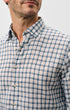 Johnnie-O Sport Shirts Tad Top Shelf Linen Button Down Shirt in Wake
