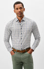 Johnnie-O Sport Shirts Tahoe Plaid Performance Flannel Button Down Shirt
