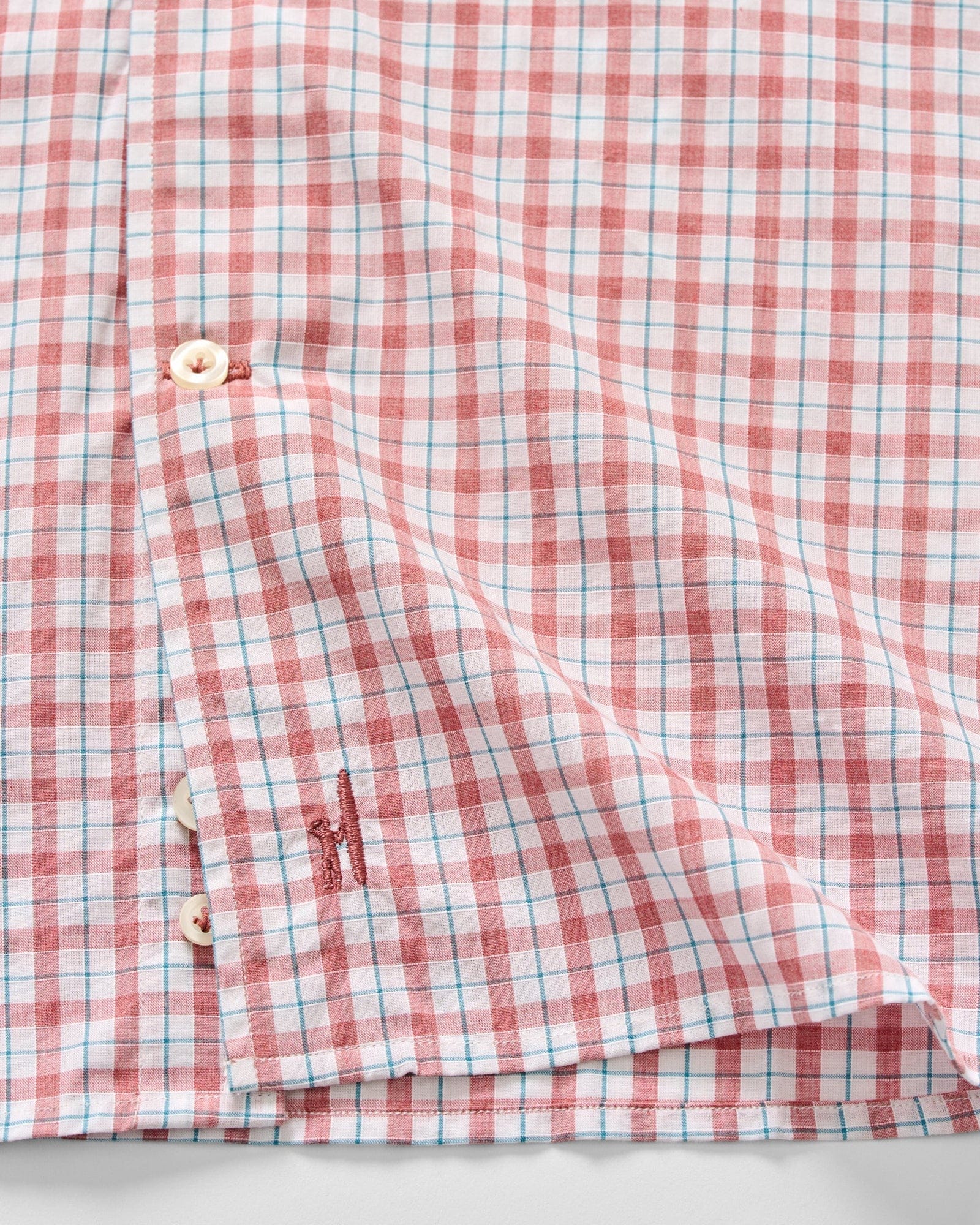 Johnnie-O Sport Shirts Trauber Top Shelf Button Down Shirt in Malibu Red