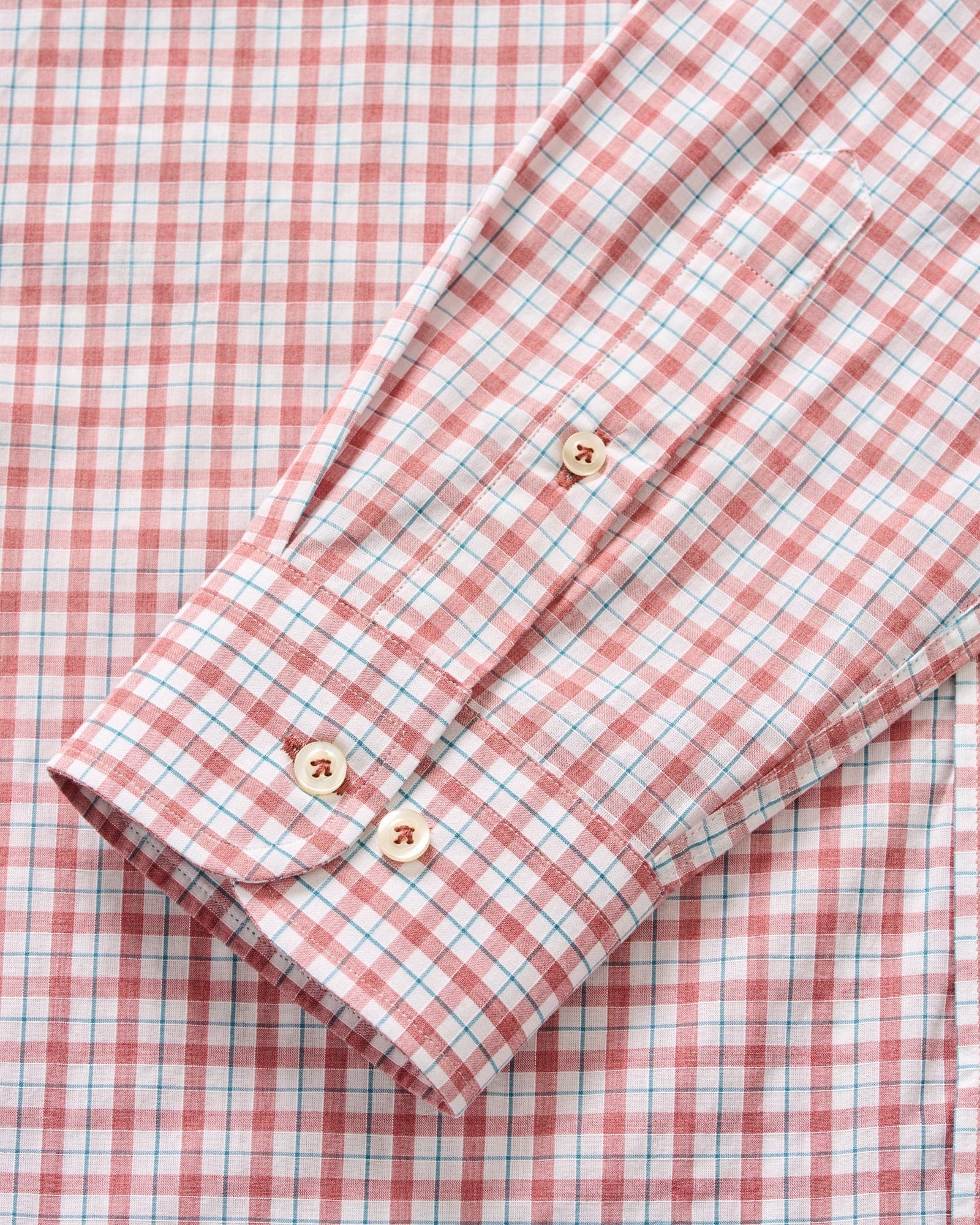 Johnnie-O Sport Shirts Trauber Top Shelf Button Down Shirt in Malibu Red