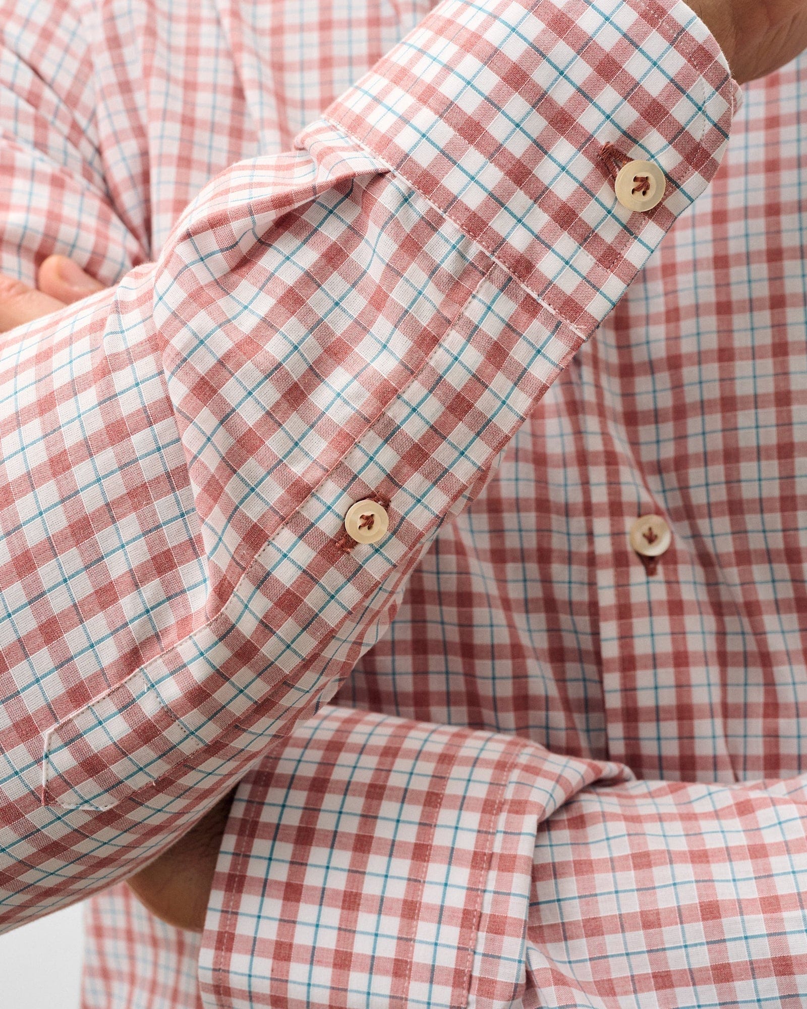 Johnnie-O Sport Shirts Trauber Top Shelf Button Down Shirt in Malibu Red