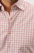Johnnie-O Sport Shirts Trauber Top Shelf Button Down Shirt in Malibu Red