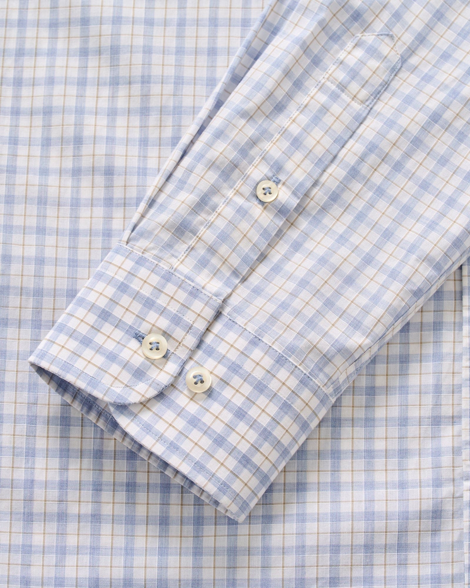 Johnnie-O Sport Shirts Trauber Top Shelf Button Down Shirt in Mid Blue