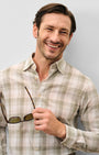 Johnnie-O Sport Shirts Umstead Top Shelf Button Down Shirt in Sage