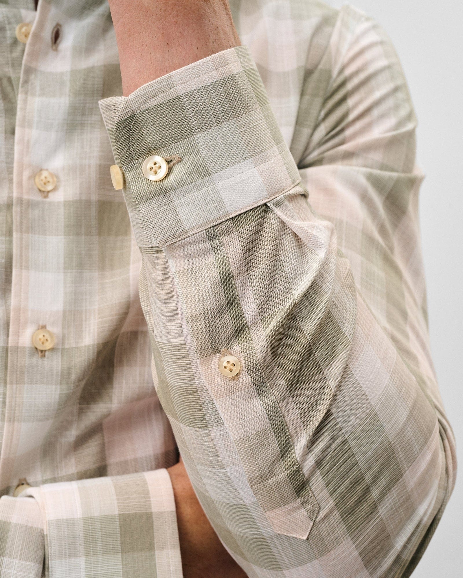 Johnnie-O Sport Shirts Umstead Top Shelf Button Down Shirt in Sage