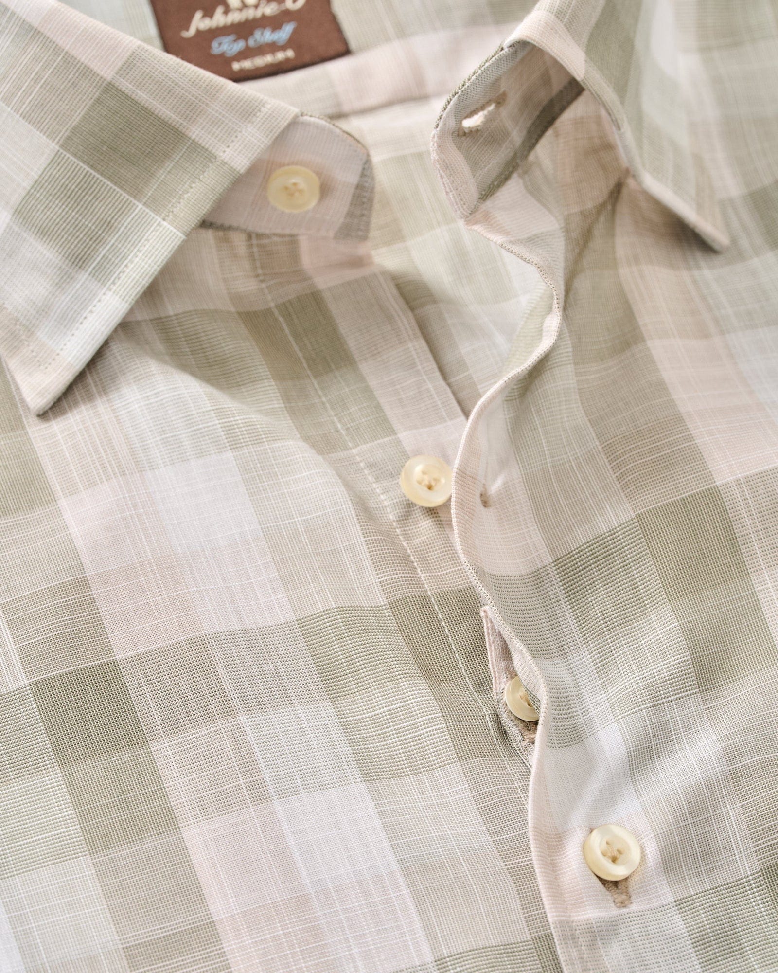 Johnnie-O Sport Shirts Umstead Top Shelf Button Down Shirt in Sage