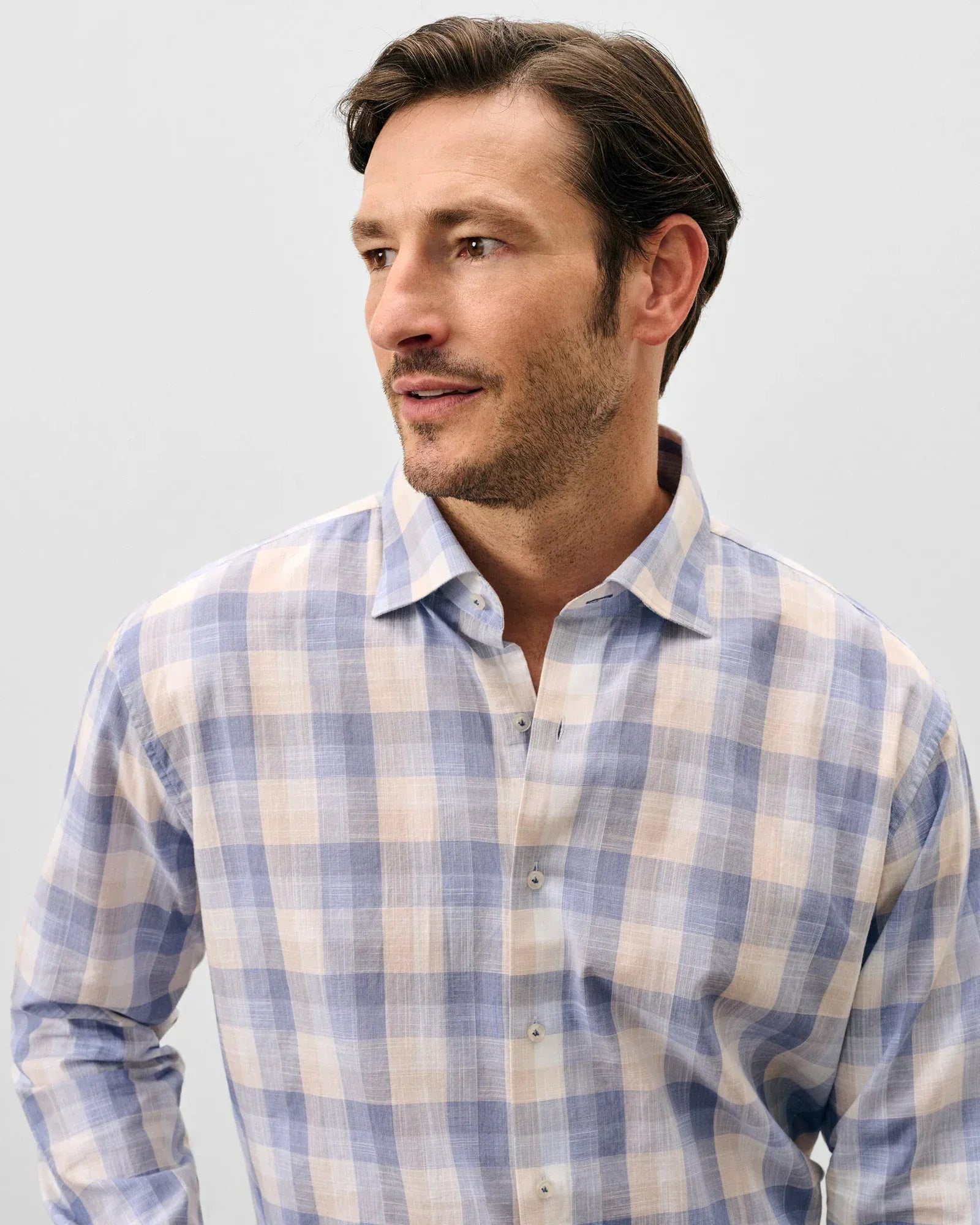 Johnnie-O Sport Shirts Umstead Top Shelf Button Down Shirt in Wake