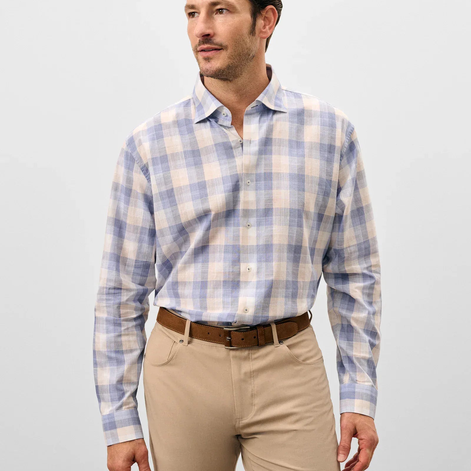 Johnnie-O Sport Shirts Umstead Top Shelf Button Down Shirt in Wake