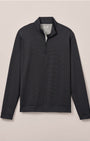 Johnnie-O Sweaters Black Seal / S Jamie Jacquard Stretch 1/4-Zip Pullover