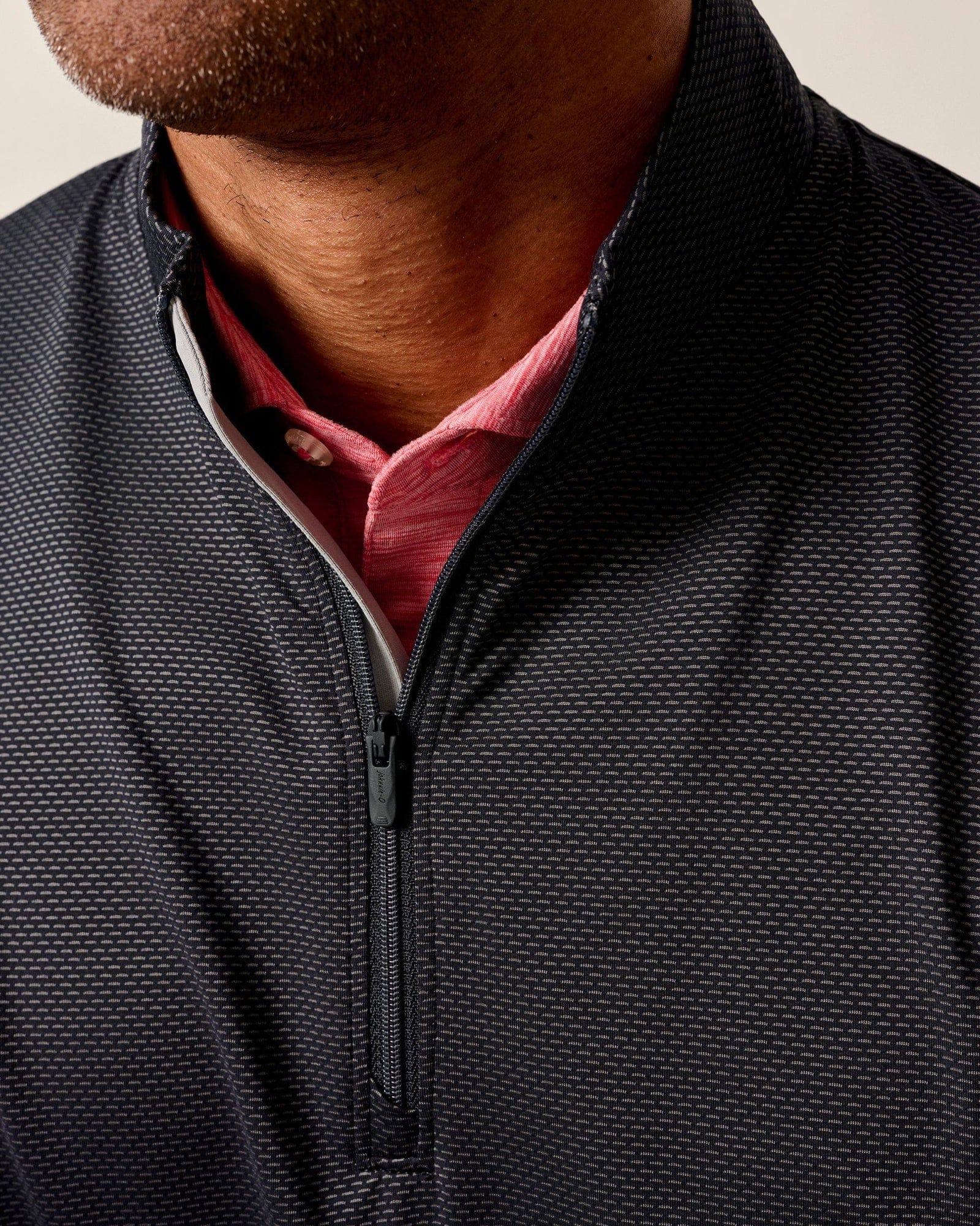 Johnnie-O Sweaters Jamie Jacquard Stretch 1/4-Zip Pullover