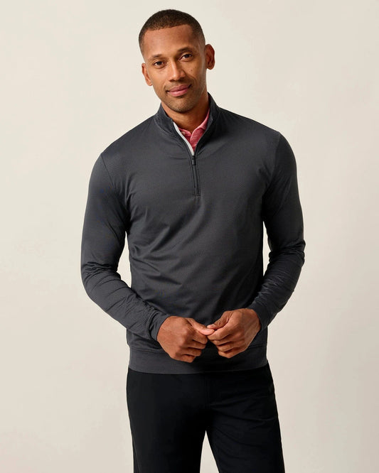 Johnnie-O Sweaters Jamie Jacquard Stretch 1/4-Zip Pullover