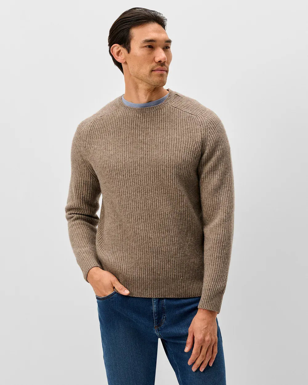 Johnnie-O Sweaters Merino Yak Rib Crew
